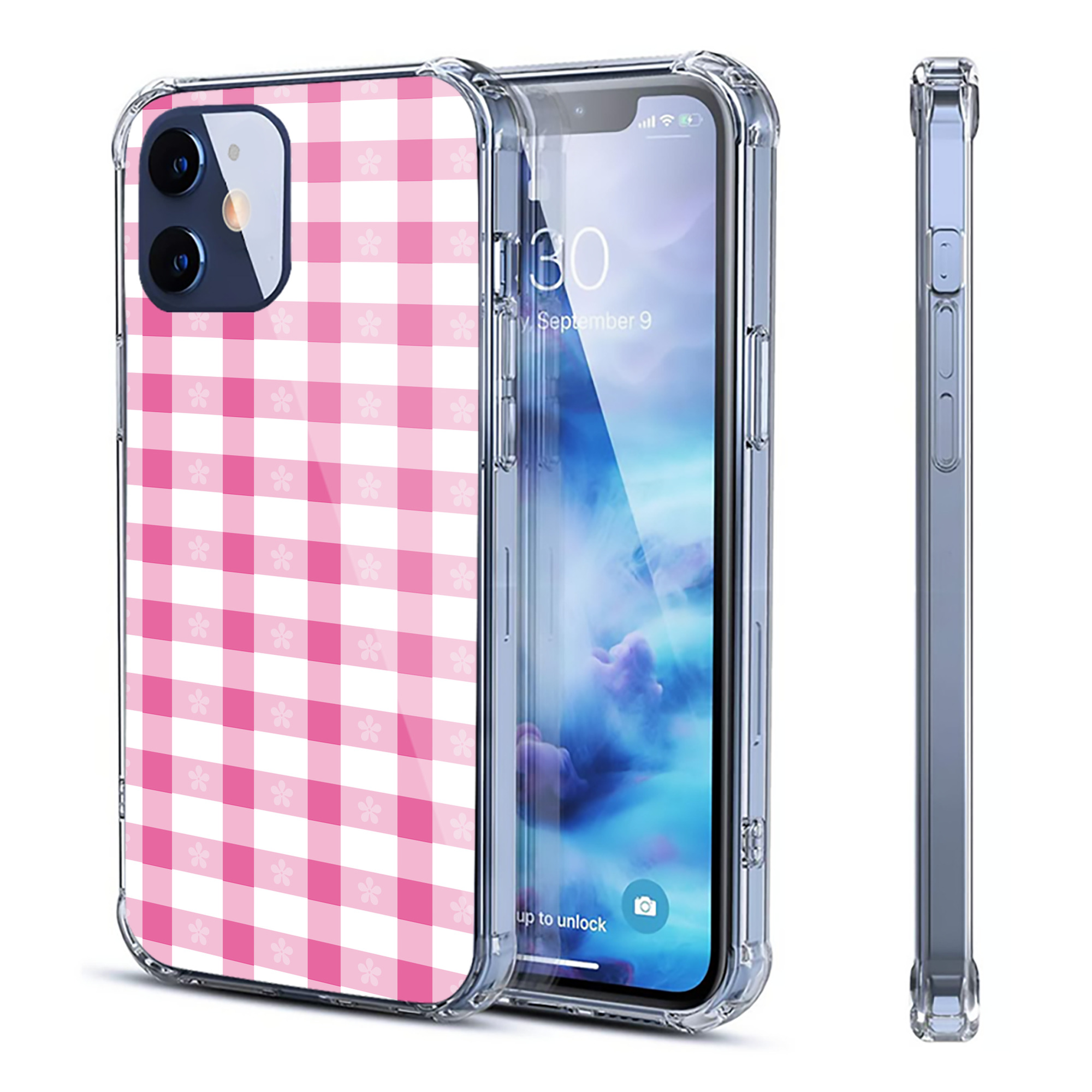 （画像用） Hello Kitty ハローキティ 【iPhone 12シリーズ対応】透明スマホケース（クリアソフトケース）